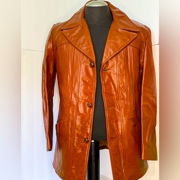 Other - Vintage 70s Leather Jacket